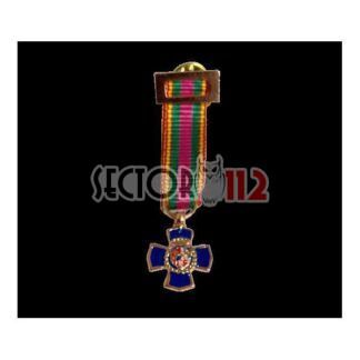 Medalla miniatura XX años Policía Nacional
