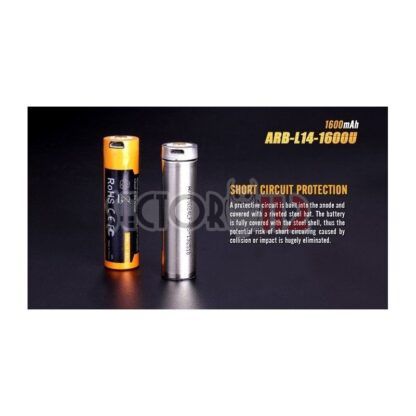 Bateria 14500 FENIX USB 1600mAh