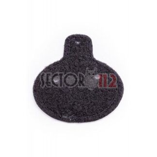 Pepito portaplaca Vigilante cuero y velcro 