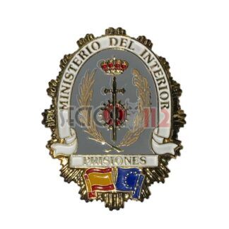 Placa Cartera Funcionario de Prisiones 