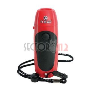 Silbato FOX40 electrónico rojo con cordón 