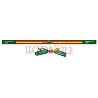 Pulsera de tela con abalorio GUARDIA CIVIL 