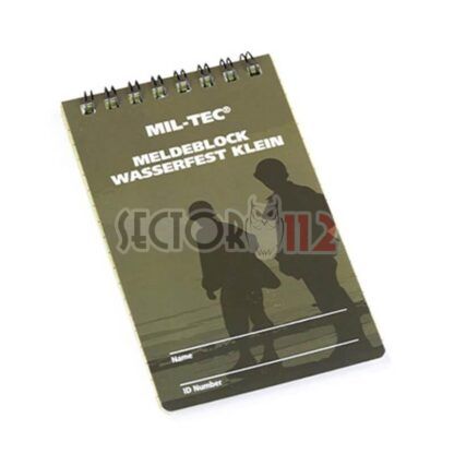 Libreta táctica MILTEC impermeable verde