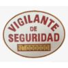 Placa pecho VIGILANTE DE SEGURIDAD PVC Velcro
