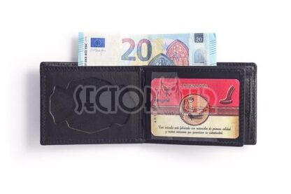 Cartera Portaplaca KRC monedero interior