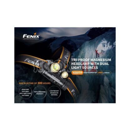 Frontal FENIX HM65R 1400 lúmenes