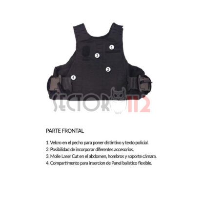 Funda de chaleco RABINTEX Molle Laser Cut