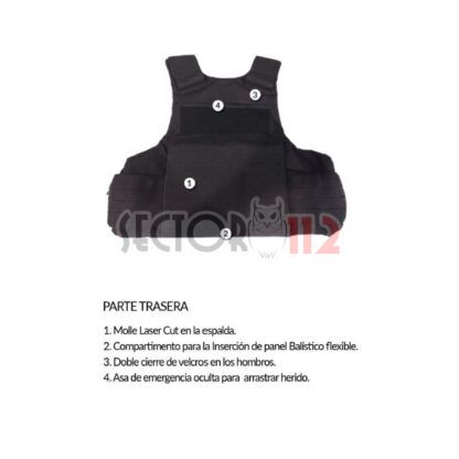 Funda de chaleco RABINTEX Molle Laser Cut