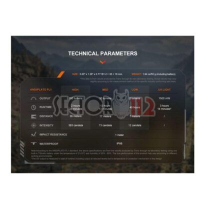 Linterna multiusos Fenix SW05R-UV - 150 lúmenes