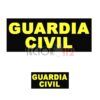 Parches AMARILLO FLÚOR para GUARDIA CIVIL