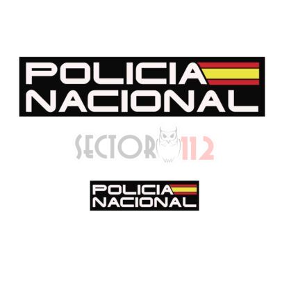 Parches BLANCO para POLICIA NACIONAL