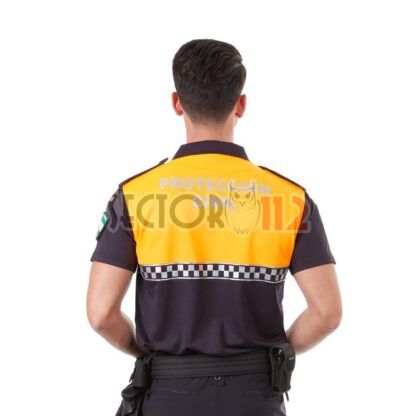 Polo KRC manga corta bicolor Protección Civil
