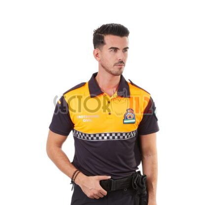 Polo KRC manga corta bicolor Protección Civil