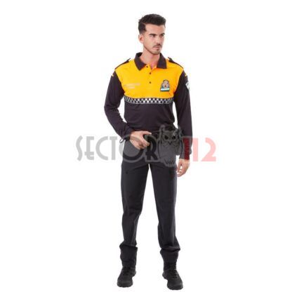 Polo KRC manga larga bicolor Protección Civil