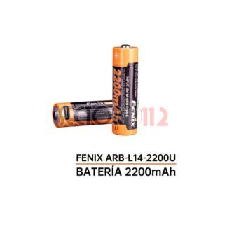 Batería FENIX USB 2200mAh recargable tipo C