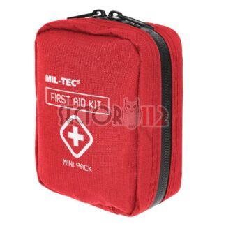 Botiquín mini MILTEC First Aid Kit Rojo