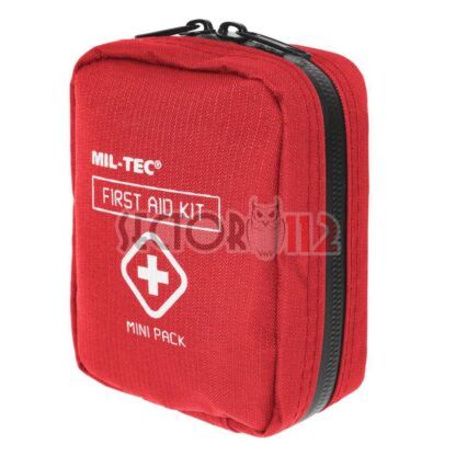 Botiquín mini MILTEC First Aid Kit Rojo