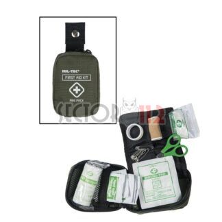 Botiquín mini MILTEC First Aid Kit Verde OD