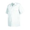 Camisa de gala blanca de manga corta PL