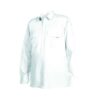 Camisa de gala blanca de manga larga PL