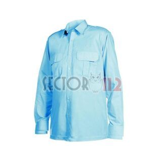 Camisa de protocolo celeste de manga larga PL