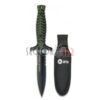 Cuchillo K25 Verde con funda Hoja  12 5 cm