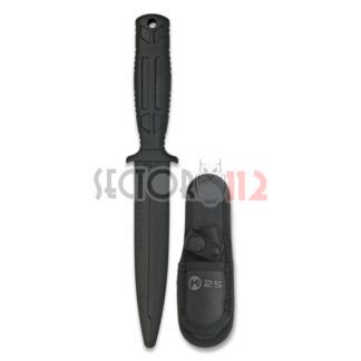 Cuchillo entrenamiento K25 negro 16cm