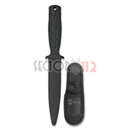 Cuchillo entrenamiento K25 negro 16cm