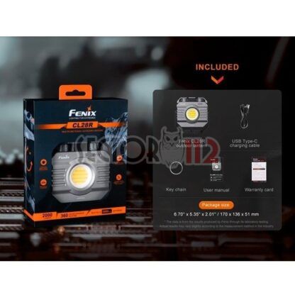 Linterna FENIX CL28R tipo foco