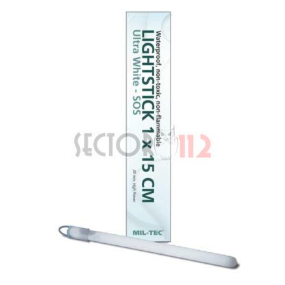 Luz química MILTEC ultra blanca 30 minutos 1x15 cm