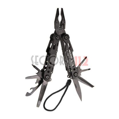 Multiherramienta MILTEC 9 usos negro con funda