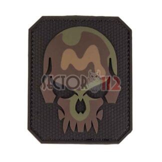 Parche 3D MILTEC calavera camuflaje