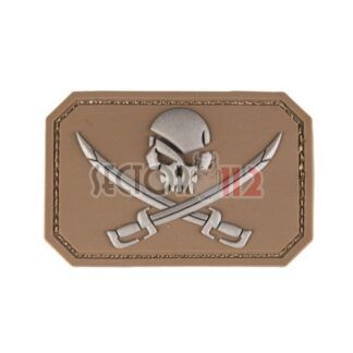 Parche Miltec bandera pirata coyote