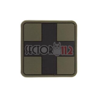 Parche PVC cruz primeros auxilios 2 5 x 2 5cm OD