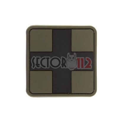 Parche PVC cruz primeros auxilios 2 5 x 2 5cm OD