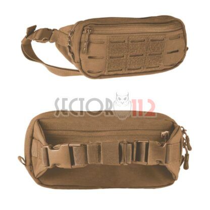Riñonera MILTEC Molle laser cut Fanny Pack coyote