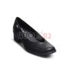 Zapato tacón de gala femenino piel color negro