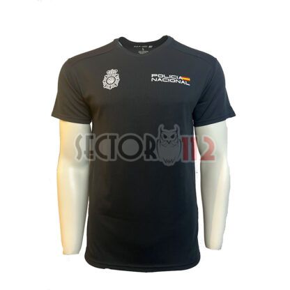 Camiseta técnica manga corta KRC 2 tejidos POLICIA