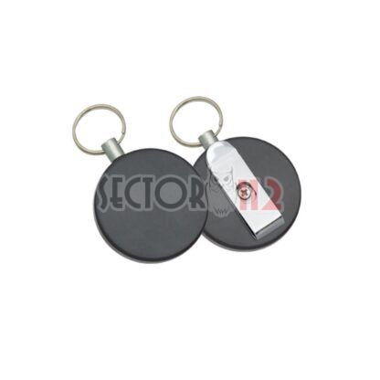 Llavero extensible Negro ABS 1 metro