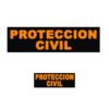Parches GRIS REFLECTANTE para PROTECCIÓN CIVIL