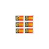 Pegatina relieve España-CNP 6 unidades