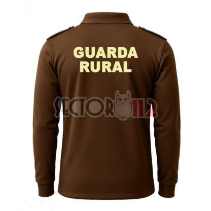 Polo manga larga KRC Guarda Rural marrón
