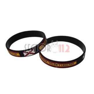 Pulsera silicona HONOR  VALOR  LEALTAD Cruz de Bor