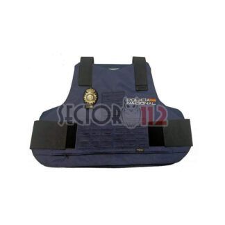 Funda chaleco Molle  leyendas CNP emblema