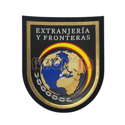 Parche Brazo Emblema Fronteras Grande efecto metal