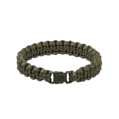 Pulsera Paracord Miltec oliva 15mm