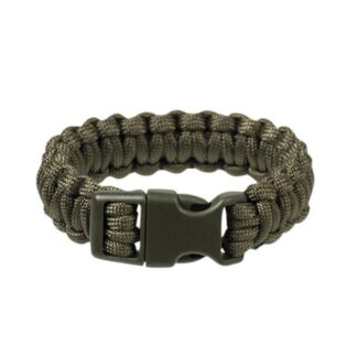 Pulsera Paracord Miltec oliva 22mm
