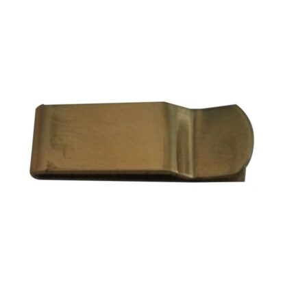 Chapa dorada de fijación para pegar en placa