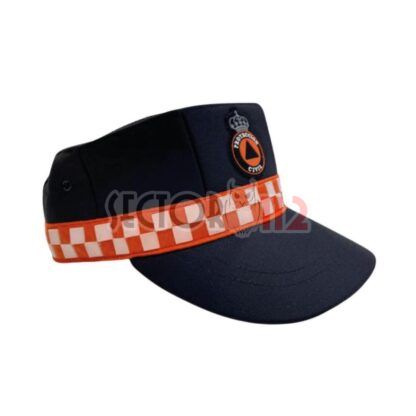 Gorra 5 picos KRC Protección Civil con damero