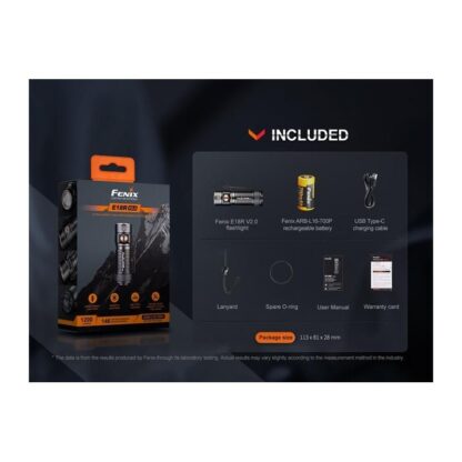 Linterna FENIX E18R V2 0 1200Lm